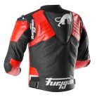 Furygan SIRIUS férfi bőrkabát | Black-Red-White