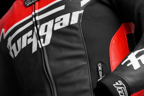 Furygan SIRIUS férfi bőrkabát | Black-Red-White