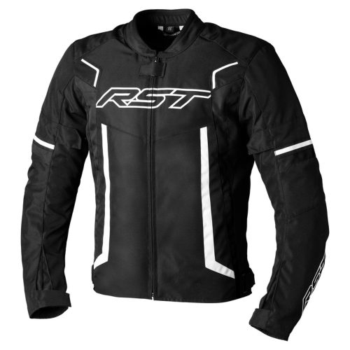 RST Pilot EVO CE Férfi textil motoros kabát - Fekete/Fehér