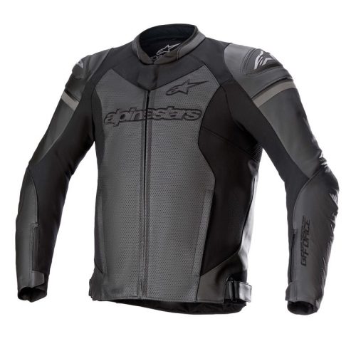 ALPINESTARS GP Force Airflow Férfi motoros bőrkabát | Fekete