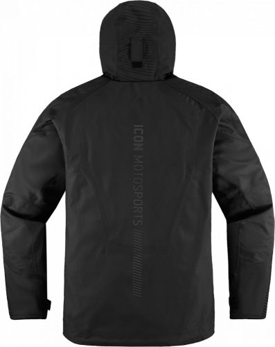 Icon PDX3 vízálló motoros kabát - FEKETE