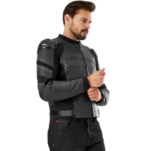 SHIMA BANDIT 2.0 motoros bőrdzseki | Black/Black