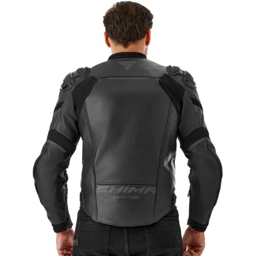 SHIMA BANDIT 2.0 motoros bőrdzseki | Black/Black