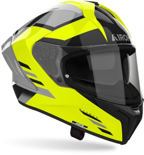 AIROH Matryx Thron bukósisak | Yellow/Gray