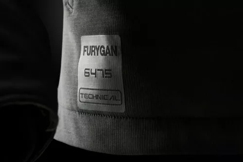 FURYGAN EVALD Férfi motoros textil kabát | Black