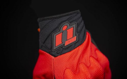 Icon motoros kesztyű ANTHEM 2 - RED