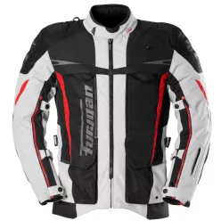   FURYGAN MONTROC KEVLAR® PRIMALOFT® 3IN1+ Férfi motoros textil kabát | Black/red