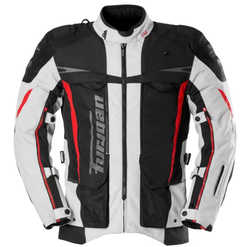 FURYGAN MONTROC KEVLAR® PRIMALOFT® 3IN1+ Férfi motoros textil kabát | Black/red
