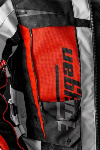 FURYGAN MONTROC KEVLAR® PRIMALOFT® 3IN1+ Férfi motoros textil kabát | Black/red