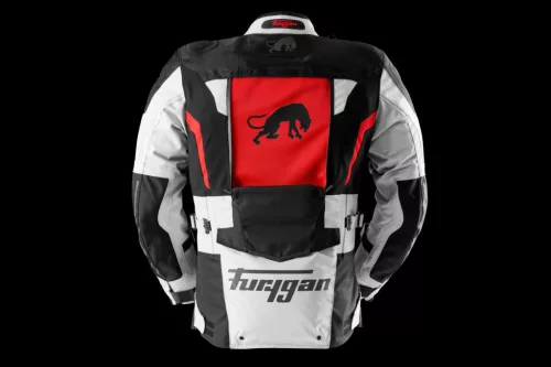FURYGAN MONTROC KEVLAR® PRIMALOFT® 3IN1+ Férfi motoros textil kabát | Black/red