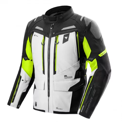 Shima DUNE 2.0 G2 Férfi motoros túrakabát | Fekete/Fluo sárga