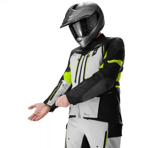Shima DUNE 2.0 G2 Férfi motoros túrakabát | Fekete/Fluo sárga