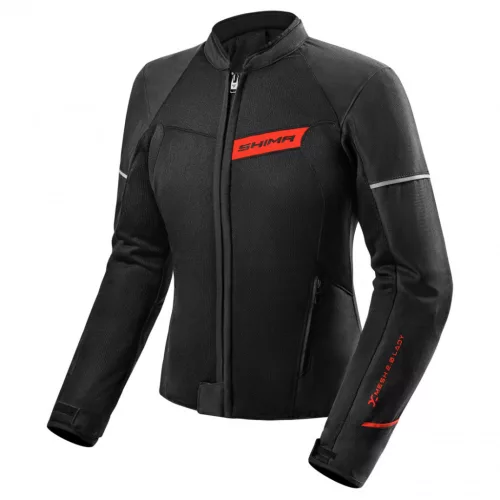 SHIMA X-MESH 2.0 Női motoros textil kabát | Black/Red
