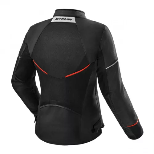SHIMA X-MESH 2.0 Női motoros textil kabát | Black/Red