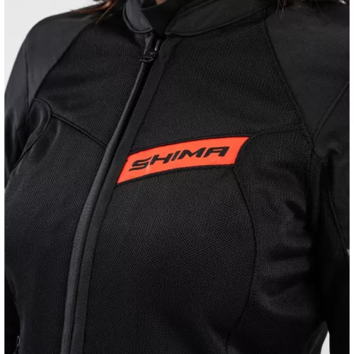 SHIMA X-MESH 2.0 Női motoros textil kabát | Black/Red