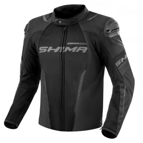 SHIMA SOLID 2.0 VENTED Férfi motoros textil kabát | Black