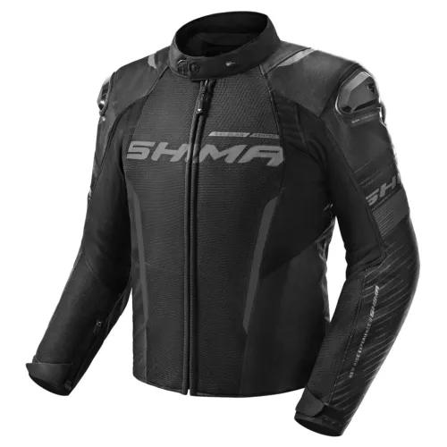 SHIMA SOLID 2.0 VENTED Férfi motoros textil kabát | Black