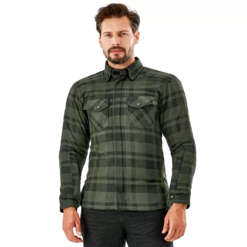 Shima RENEGADE 2.0 MEN férfi protektoros ing | Zöld