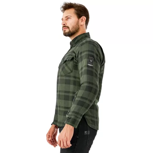 Shima RENEGADE 2.0 MEN férfi protektoros ing | Zöld