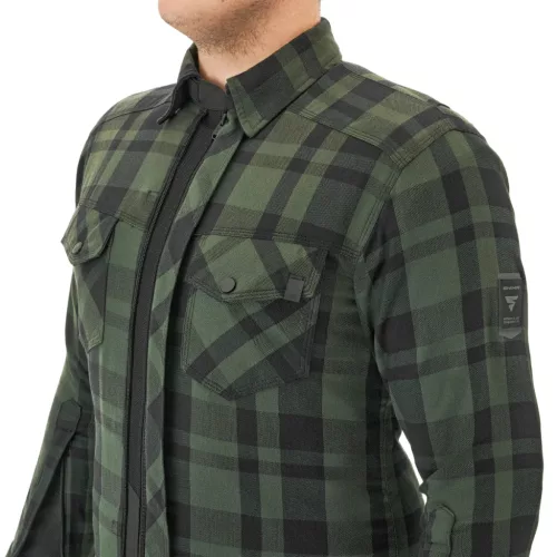 Shima RENEGADE 2.0 MEN férfi protektoros ing | Zöld