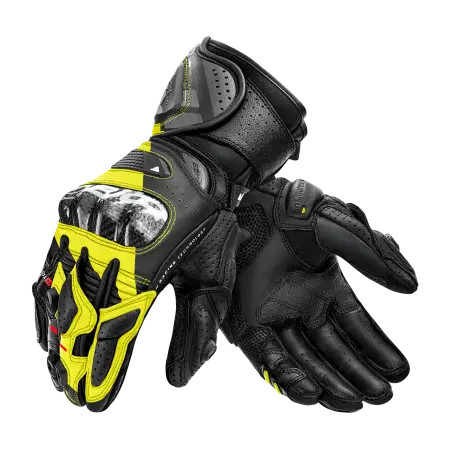 SHIMA RS-3 Férfi motoros kesztyű | Fekete-Fluo sárga
