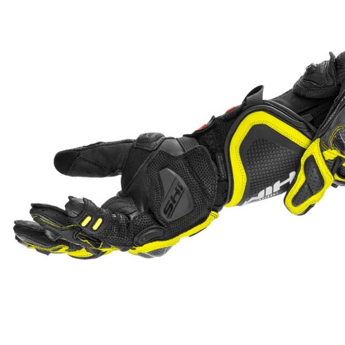 SHIMA RS-3 Férfi motoros kesztyű | Fekete-Fluo sárga