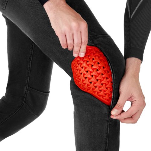 SHIMA RIDGE Férfi motoros farmernadrág | fekete