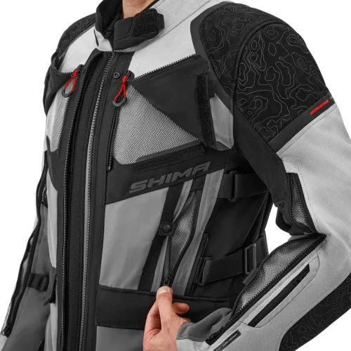 Shima TRACKER Férfi textil kabát | Light Grey