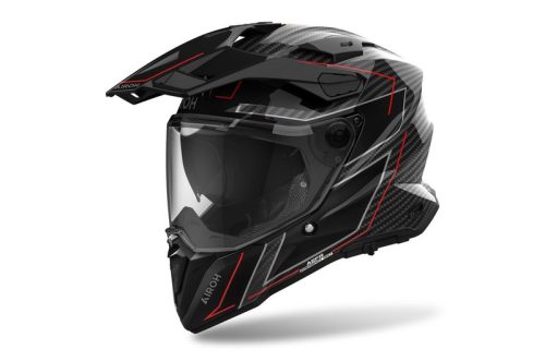 Airoh Commander 2 bukósisak | Carbon Stylish Gloss