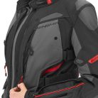 SHIMA Dune LADY Női motoros textil kabát | Fekete/Piros