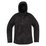Icon női motoros kabát AIRFORM - BLACK