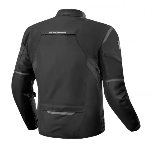 SHIMA RUSH 2.0 Férfi motoros textil kabát | Black