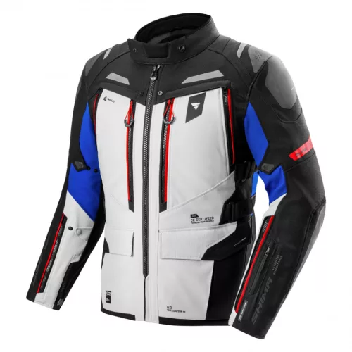 Shima DUNE 2.0 G2 Férfi motoros túrakabát | Fekete/Piros/Kék
