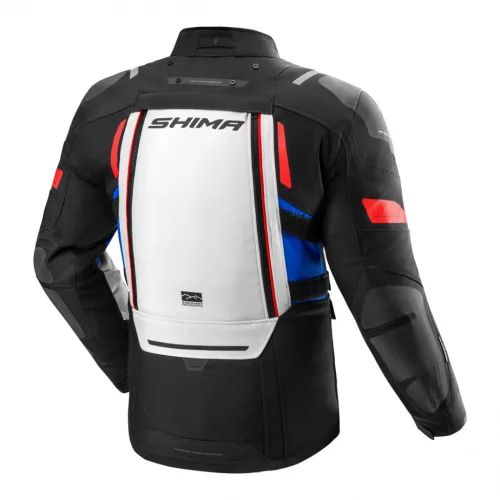 Shima DUNE 2.0 G2 Férfi motoros túrakabát | Fekete/Piros/Kék