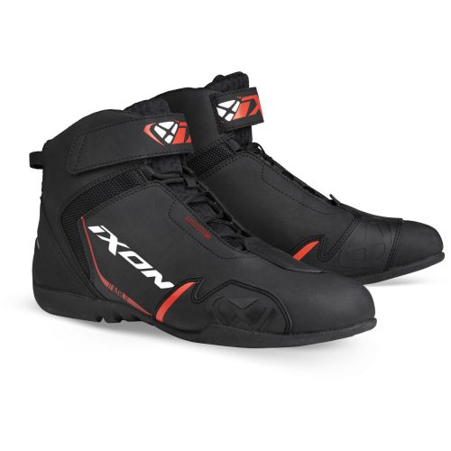 IXON Gambler Motoros Cipő | BLACK/WHITE/RED