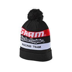   Troy Lee Design Beanie SRAM Racing Block Pom téli sapka | fekete