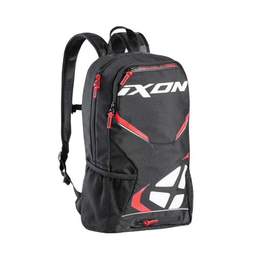 IXON R-TENSION motoros hátizsák | BLACK/WHITE/RED