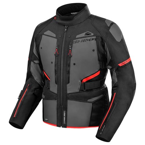 Shima DUNE Férfi textil kabát | Fekete/Piros