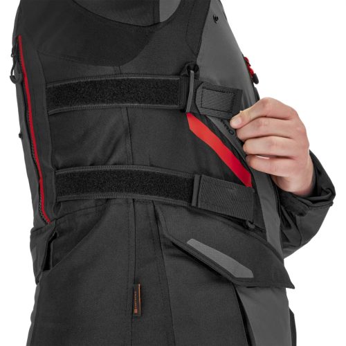 Shima DUNE Férfi textil kabát | Fekete/Piros