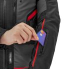 Shima DUNE Férfi textil kabát | Fekete/Piros