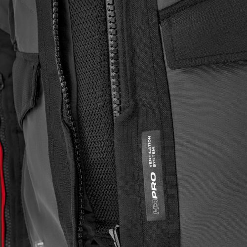 Shima DUNE Férfi textil kabát | Fekete/Piros