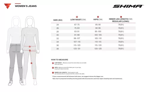 SHIMA GIRO 3.0 Női motoros farmernadrág | GRAY