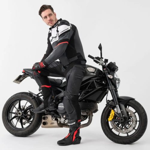SHIMA BANDIT 2.0 Férfi motoros bőrnadrág | Black