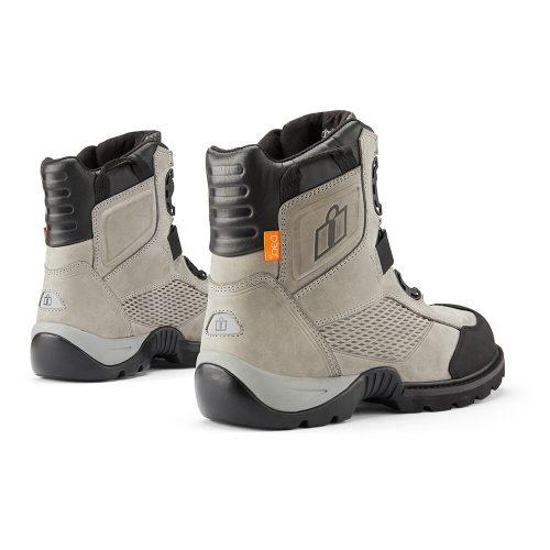 Icon motoros cipő STORMHAWK WATERPROOF - GRAY