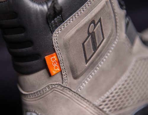 Icon motoros cipő STORMHAWK WATERPROOF - GRAY