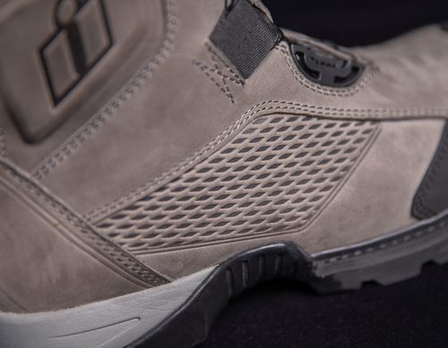 Icon motoros cipő STORMHAWK WATERPROOF - GRAY