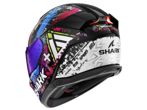 Shark bukósisak Skwal i3 (Beépített féklámpával) - Hellcat - HE0828EKUB