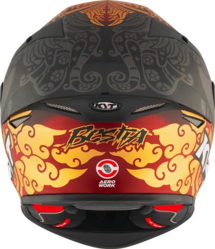 KYT TT-REVO bukósisak Bastianini Indonesia 2024 Matte Replica