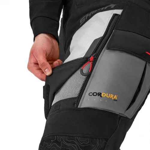 SHIMA TRACKER Férfi textil motoros nadrág | Light Grey