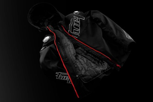 FURYGAN SEKTOR ROADSTER EVO Férfi motoros textil kabát | Black/white/red